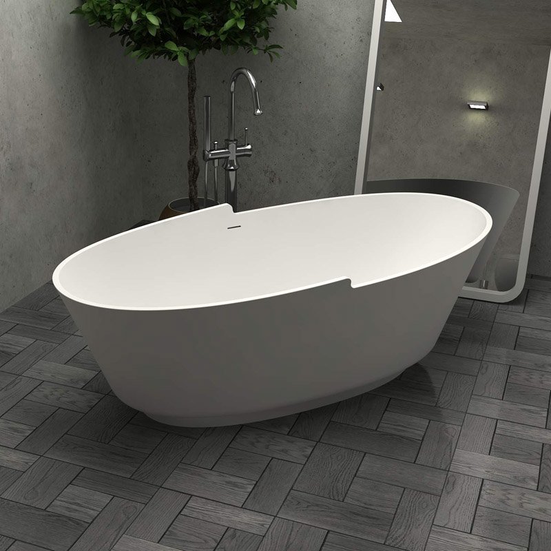 Bella Modified Acrylic Tub BS-S32 1680 Free-standing Bathtubs image17